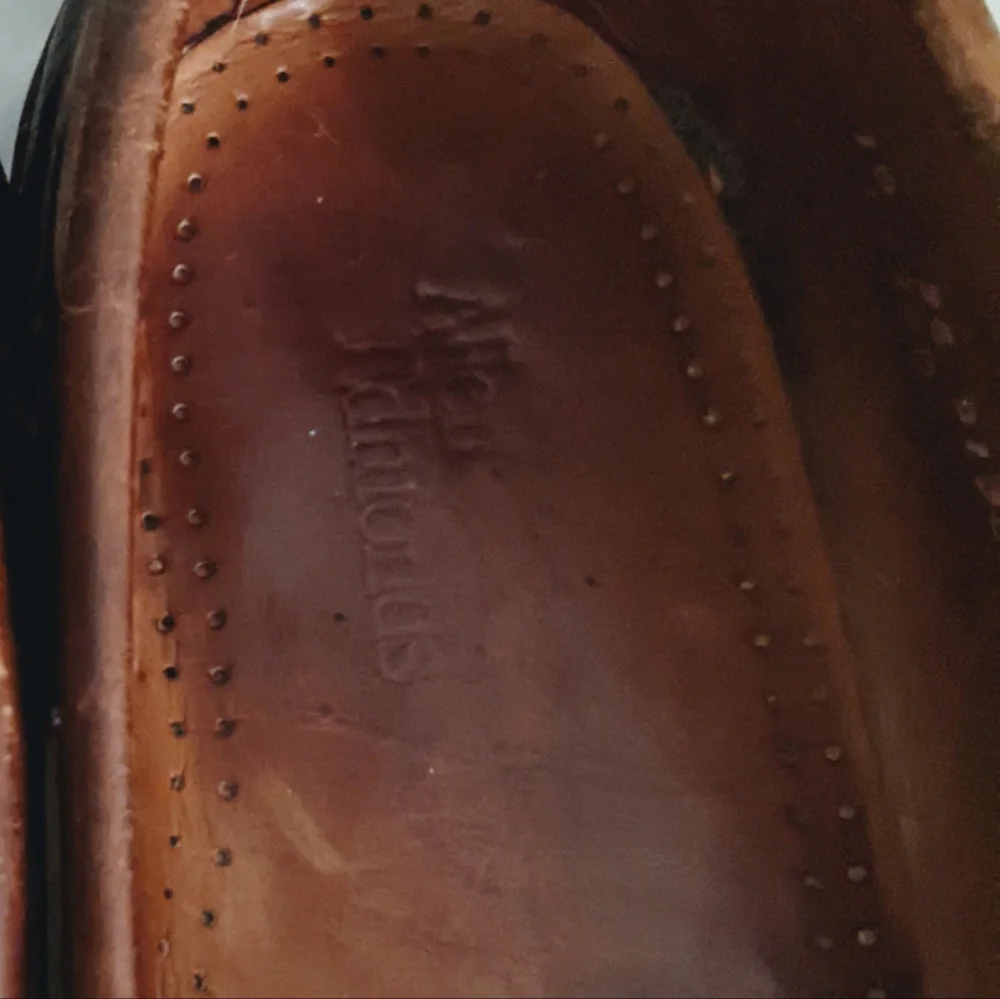 Allen Edmonds Leather Nashua Slip On Loafers Shoes 10